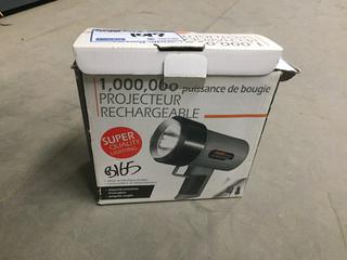 Rechargeable Spotlight.