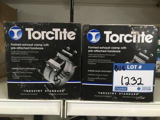 (2) Torctite Exhaust Clamps.