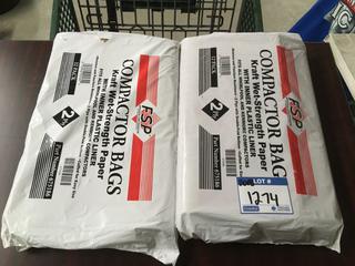 (2) Kraft wet-Strength Paper, Compactor Bag, P/N 675186