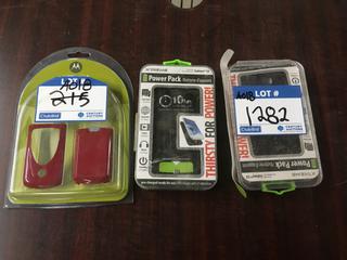 (2) Power Packs, Old Phone Case.