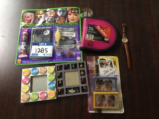 Halloween Makeup, CD Case, Picture Frames.