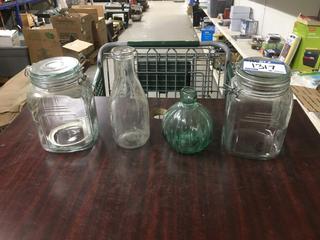 Glass Jars.
