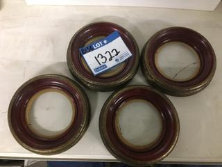 (4) Round Wall Pieces.