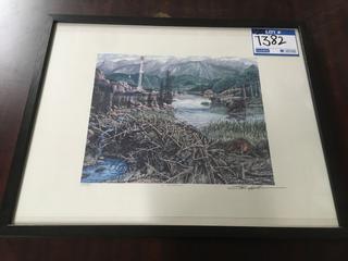 Wildlife/Oil Rig Picture.