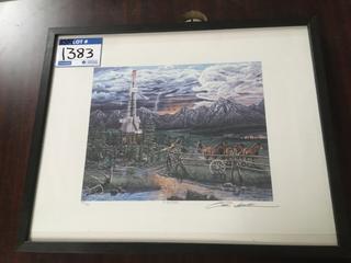 Wildlife/Oil Rig Picture.