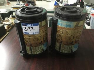 (2) Carafes.