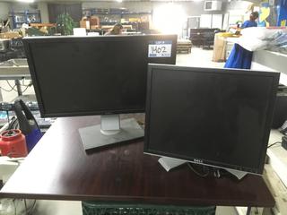 (2) Dell Monitor.