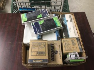 Assortment Electrical Devices, 15 AMP Receptacle, GFI's ETC.
