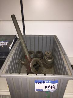 Large Ridgid Tap And Die Set.