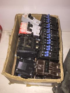 Assorted Circuit Breakers.