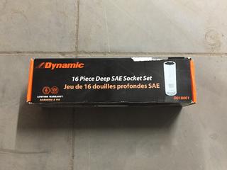 Dynamic 16 Piece Deep SAE Socket Set.