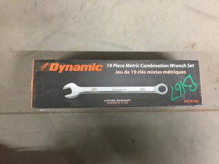 Dynamic 19 Piece Metric Combination Wrench Set.