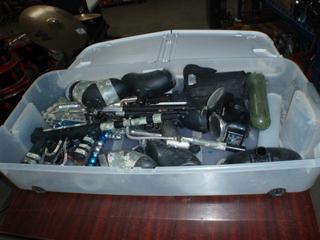 Assorted Paint Ball Guns.