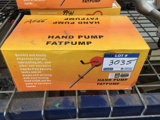 Hand Pump Fat Pump.