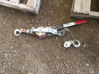 Manual Ratchet Puller.
