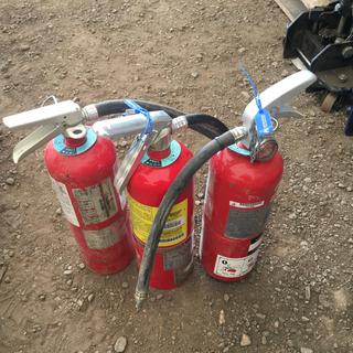(3) Fire Extinguishers.