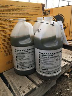 (3) Bottles of 1260 MG-Krete Concrete Resurfacer.