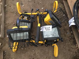 (2) Sets Halogen Construction Work Lights.