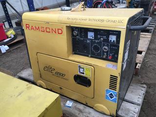 Ramsond Elite 6500 Silent Diesel Generator.