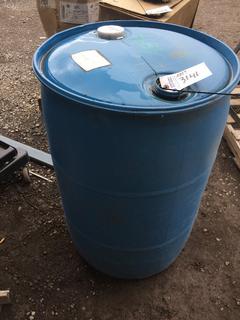 45 Gallon Plastic Drum.