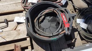 Arc air Gouging Stinger & (4) Oil Pans.