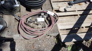 Oxy Acetylene Torch & Canvas Parts Bag.