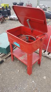 Parts Washing Table.