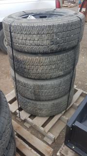 Set of (4) Michelin LTX A/T 125 - 122R Tires.