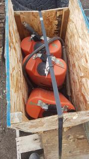 Crate w/ (3) Bottle Sprayers.