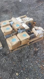 Pallet of Assorted Steel Fittings.