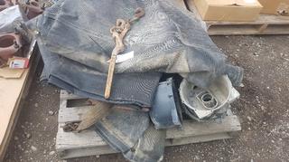 Pallet of Boomers, Slings, Nesh Screens, Pacer Pump Casings.