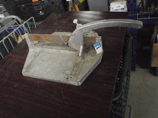 Tile cutter.