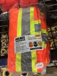 (2) 4XL Long Sleeve Safety Shirts.