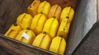 Quantity of Jerry Cans.