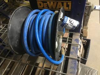 Air Hose On Reel, 300 PSI.