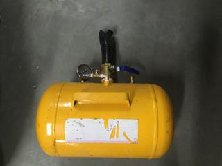 Steel 5 Gallon Air Tank, Tire Bead Seater Blaster Tool, Seating inflator.