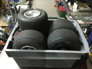 Assortment Go Cart Tires.