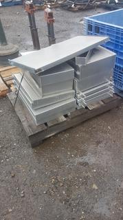 Pallet of Aluminum Box Trays.