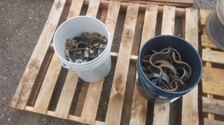 (2) Pails of "U" Brackets/Pipe Clamps.