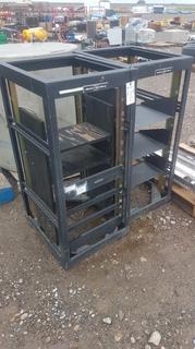 Pair of Sound System Shelving.