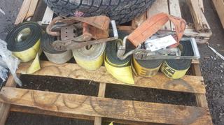 (6) Truck Straps & 2 Ratchets,