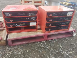 (2) Wurth Parts Shelves.