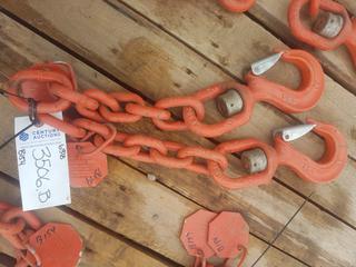 (2) 3.5 Ton Lifting Chains