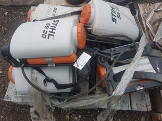 (5) Stihl SG 20 Backpack Sprayers.