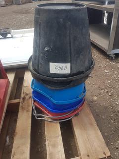 (5) Heavy Duty Shop Pails.