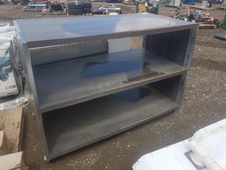 (2) Tier Shelf on Castors 30" x 39" x 61".