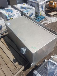 Aluminum Slip Tank 18" x 24" x 46".