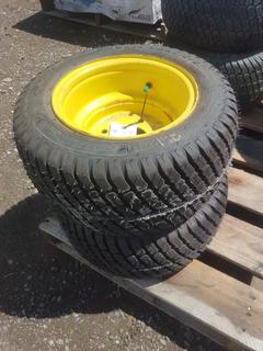 (2) Carlisle Multi Trac C/S Tires 18 x 8 - 10 NHS (New c/w Rims).