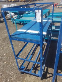 4 Tier Shop Shelving Unit on Castors.
