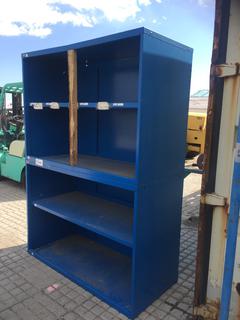 (2) Stanley Vladmir Shelves 5' x 27 1/2" x 42".